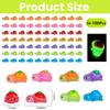 100/50Pcs Glow Resin Turtle Figures Cute Fruit Mini Animals Diy Crafts Party Favors Home Decor Bulk  Accessories