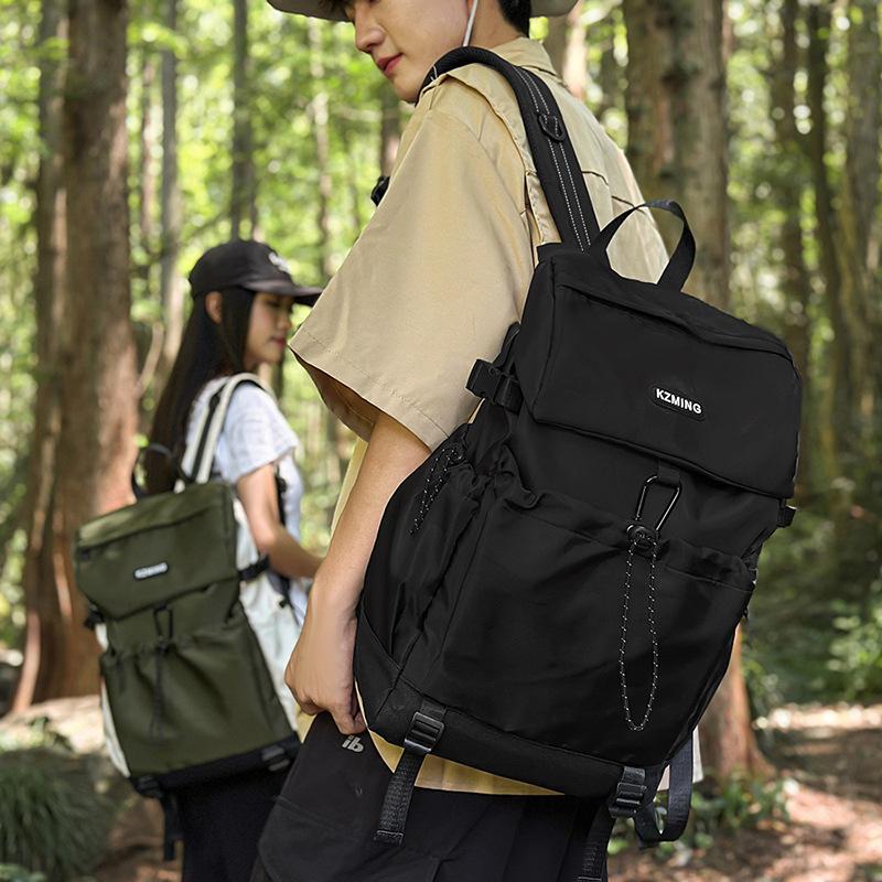 Backpack Women's Trend Lightweight Design Sense Niche Korean Backpack Girls Large Capacity Hiking Mountaineering Student School Bag
