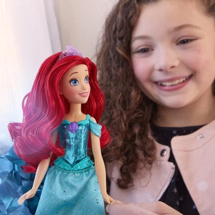 DISNEY PRINCESSES - Poussière d'étoiles - Poupée Ariel avec jupe et accessoires - jouet pour enfants - à partir de 3 ans - V2