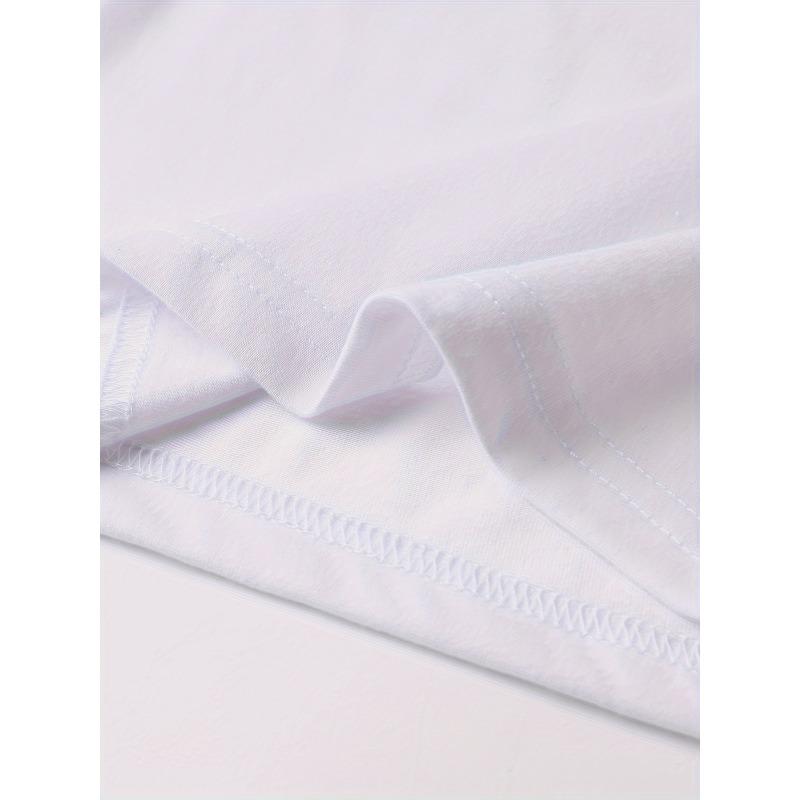 Boy's Casual T-shirt, 3rd Birthday Dino Print Comfortable Short Sleeve Crew Neck Top, Boys Summer Clothing