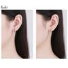 2 Pieces Alloy Women Earring Decorative Solid Color Electroplated Unfading Elegant Ear Stud Jewellery Ornament