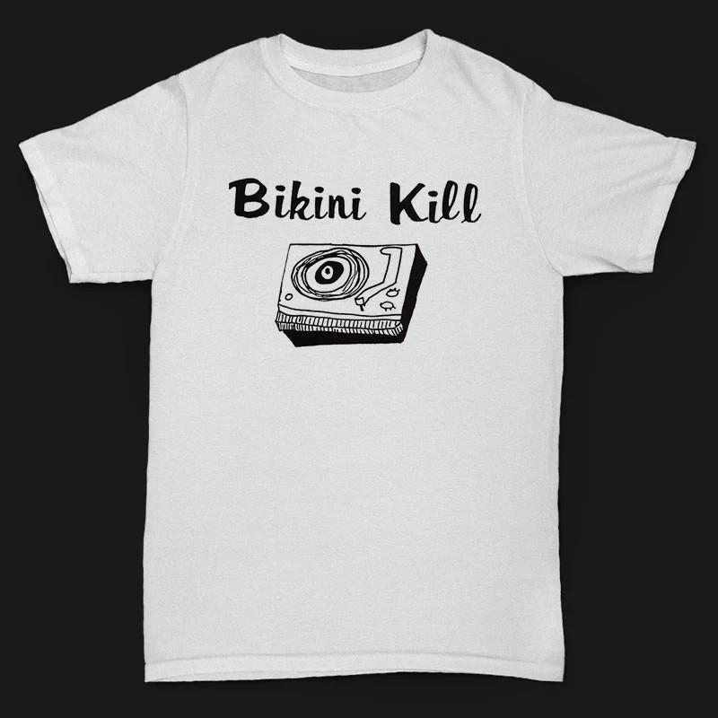 Bikini Kill Logo White Cotton Shirt Full size S-5XL BS1847 XXXXL