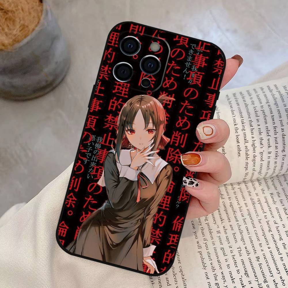 Kaguya sama Love is War Phone Case Silicone Soft For IPhone 17 16 15 14 13 12 11 X XR Plus Pro Max Plus