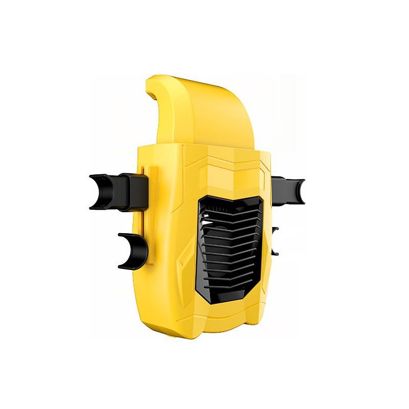 Adjustable Dual Head 12V/24V Rear Seat Car Fan – High Power Wind