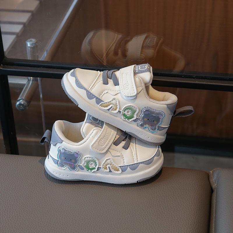 2025 Autumn New Male and Female Infants Toddler Shoes Soft Sole Non-slip Anti-kick Breathable Sandals 1-3 Years Old Single Shoes