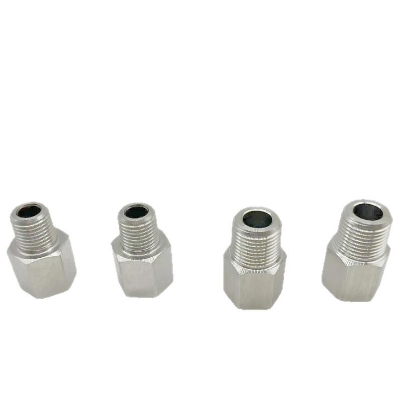 304 Stainless Steel Threaded Pressure Gauge Adapter, Male/Female, M14 M20, Sizes 1/8" to 1/2"