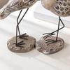 Set of 2 Wooden Seagull Figurines, Ideal As A Gift for