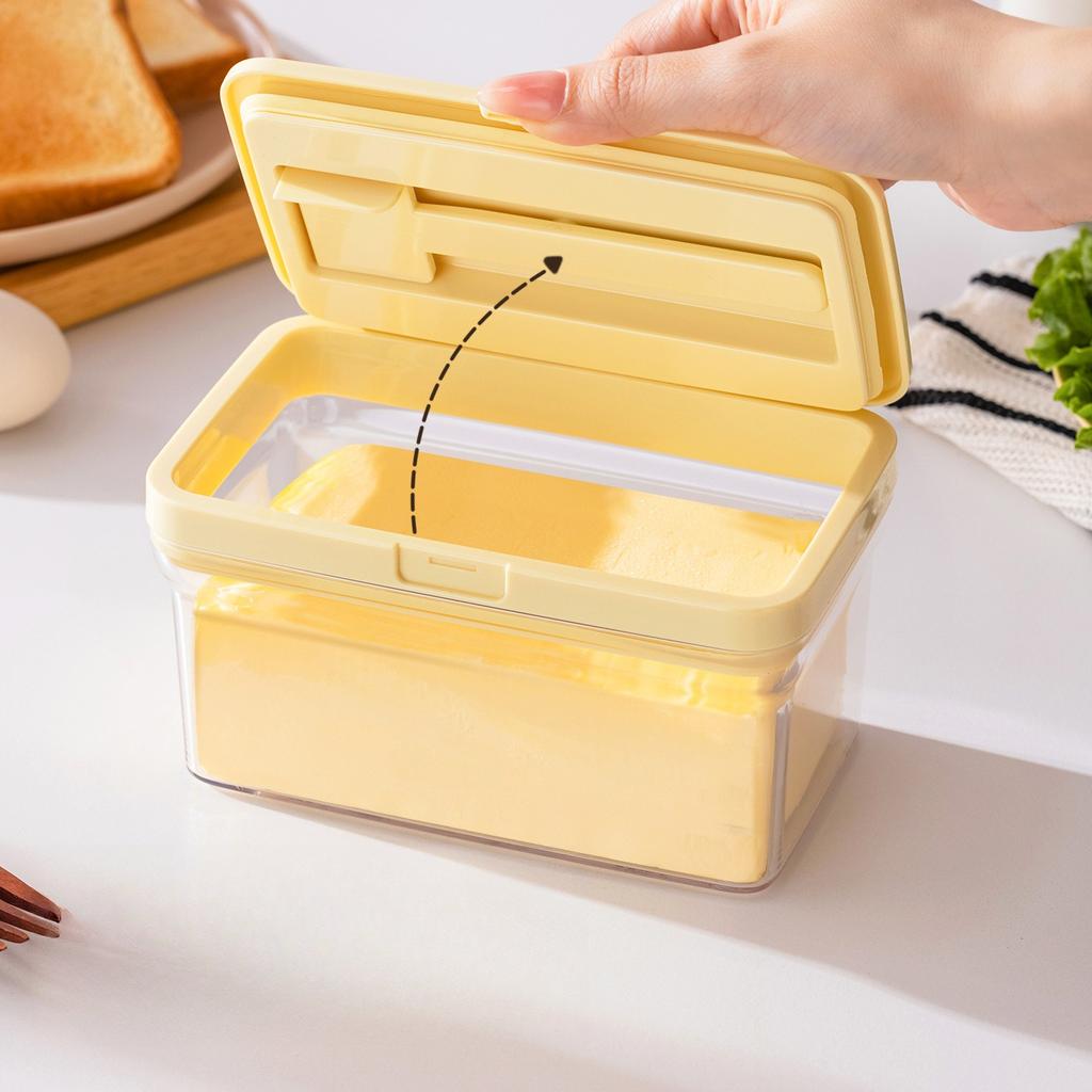 Butter cutting storage box sealed packaging device dividing and storing butter and cheese preservation storage box
