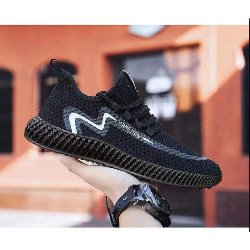 Scarpe sportive da uomo, scarpe casual in pelle traspiranti con suola morbida, scarpe da corsa versatili, scarpe da uomo singole
