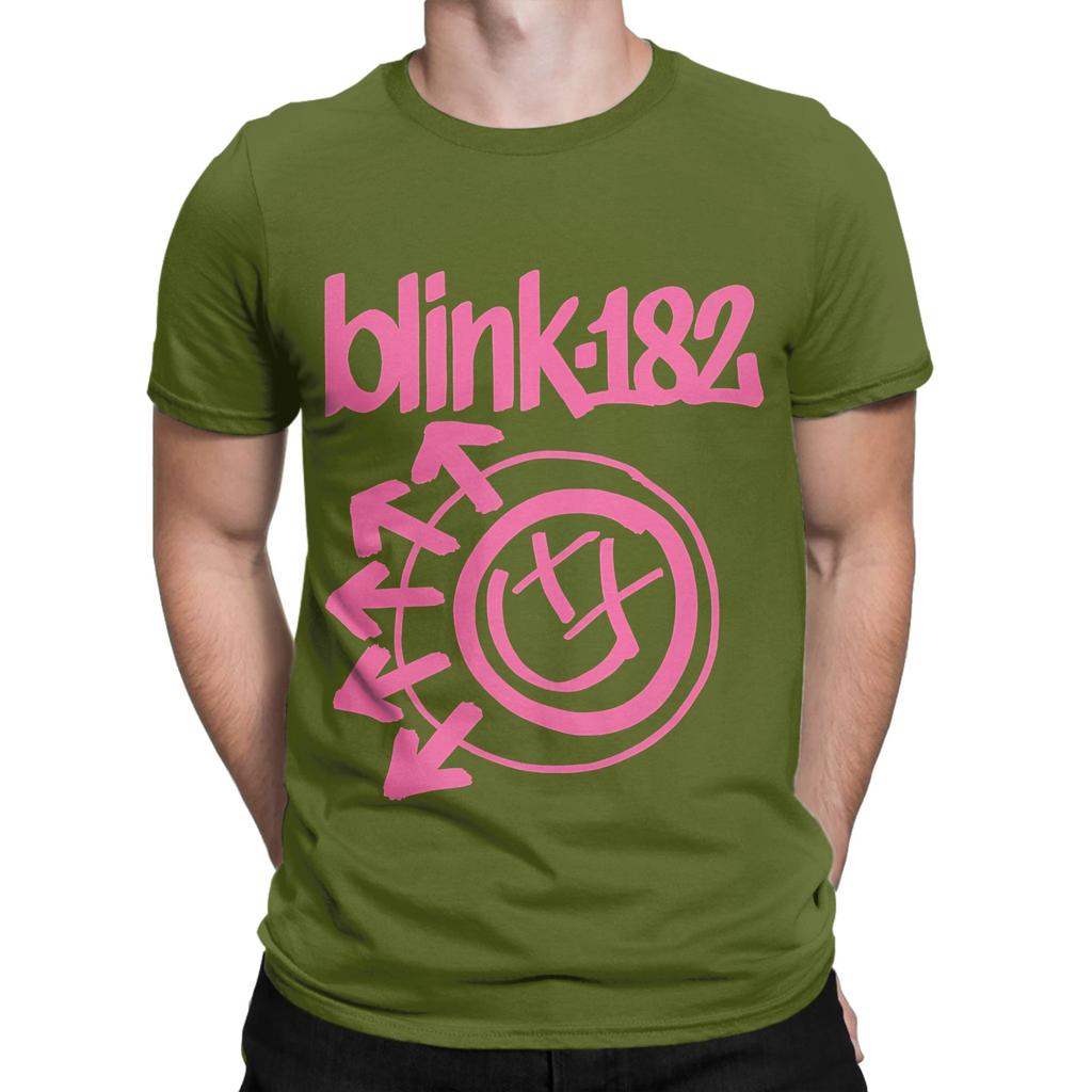 BLNK182 Colorful Funny Graphic 100 Cotton TShirt Blink 182 Tops Tees For Unisex