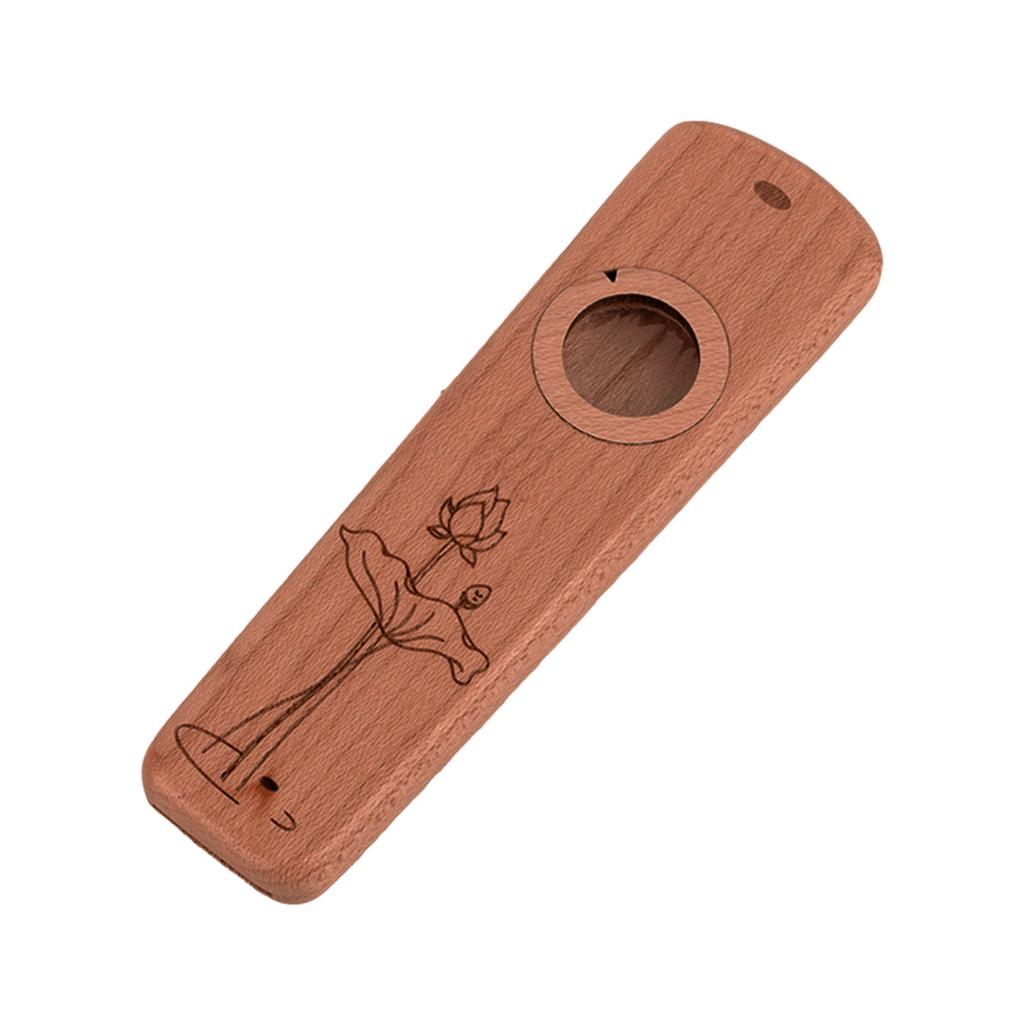Holz-Kazoo Leichtes Tragbares Kazoo Gitarrenpartner Flöte Musikinstrument Geschenk Sabli