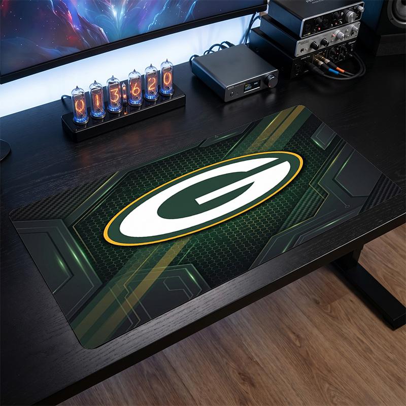 Tappetino per mouse con motivo Green Bay Packers Anti?Tappetino Antiscivolo in Gomma per Scrivania per Gaming Lavoro Decorazione Desktop