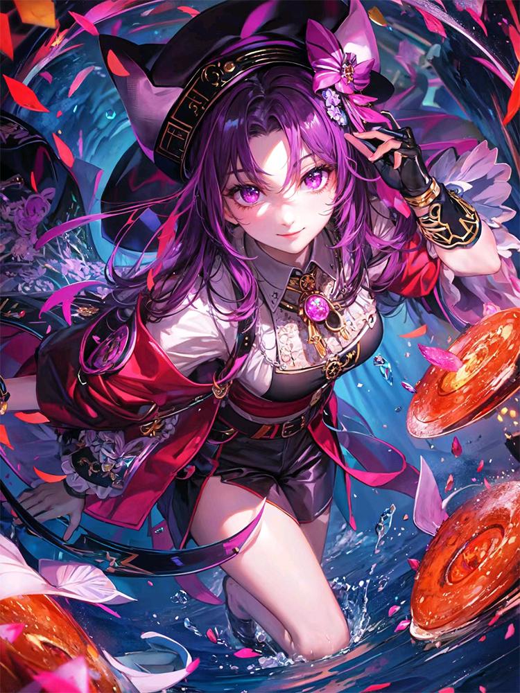 New Japan Anime 5D DIY Diamond Painting Mosaic Embroidery Cartoon Girl Diamond Cross Embroidery Home Decoration Gift