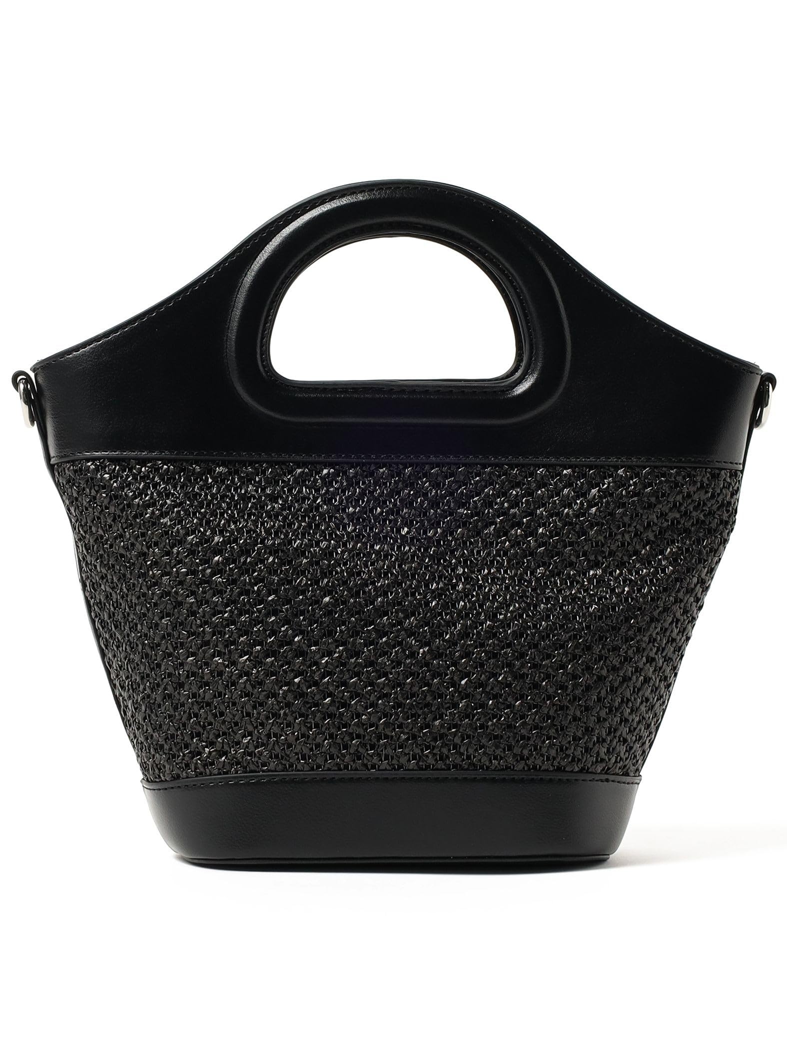 Beams Heart Canvas Bag with Handles, Women s, Black, One Size