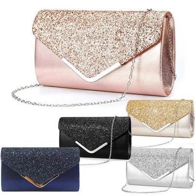 Abendhandtasche Damen Clutch Party Clutch Bag Damen Hochzeit Party Prom Handtasche Geldbörse mit Kette