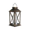 Portable Garden & Balcony Decorative Lamp with Built,In Simulated Candle, Outdoor Courtyard Lighting for Patio & Yard