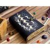 Sun Moon leather journal For Men Women 200 Page of Antique hademade Decle Edge pepar Leather Traveling Sketchbook For Men Women