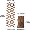 CALIDAKA Wooden Trellis Expandable Plant Trellis Garden Trellis for Climbing,Hanging Wooden Plant Trellis Frame Trellis Fence Support for Climbing