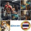 Yellow Tiger Head Muay Thai Kickboxing Training Shorts Print Quick Dry Martial Art Boxer Unisex Men Women Kid Fighting Fitness Sport Gym Workout