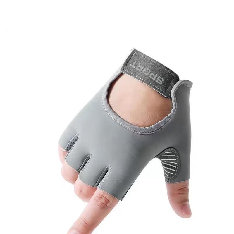 Нескользящие фитнес-перчатки Tingbai с открытыми пальцами