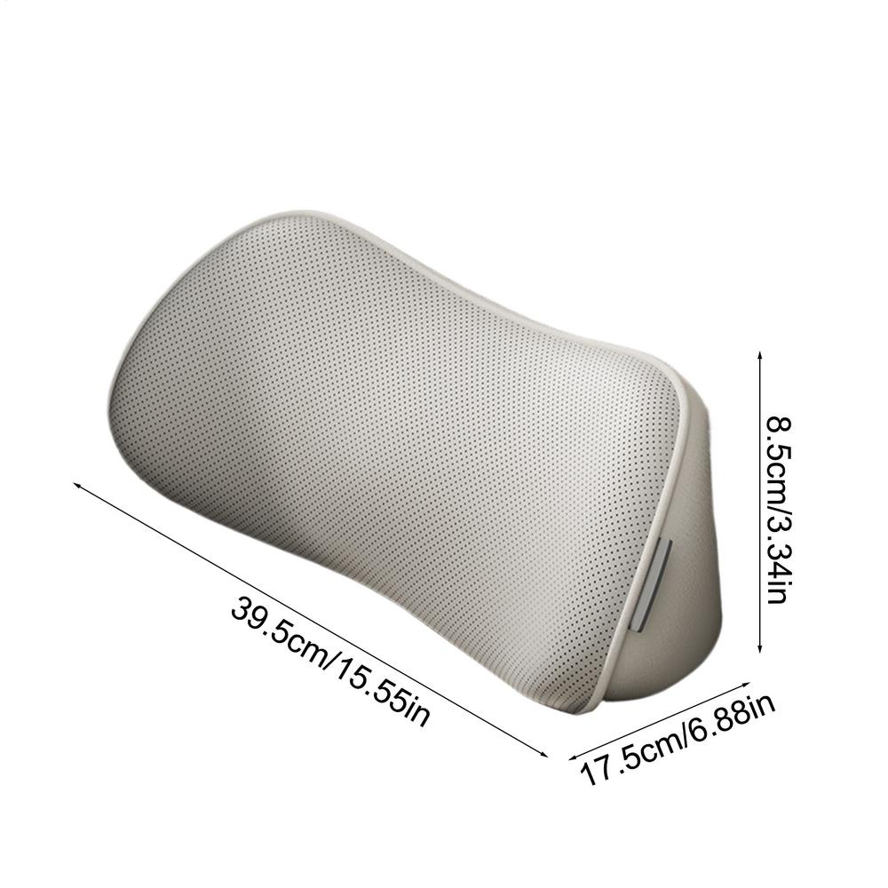 Lumbar Pillow Soft Car Seat Lumbar Support Non-slip Car Back Cushion For Long-Distance Driving Car Chair Wheelchair бежевый