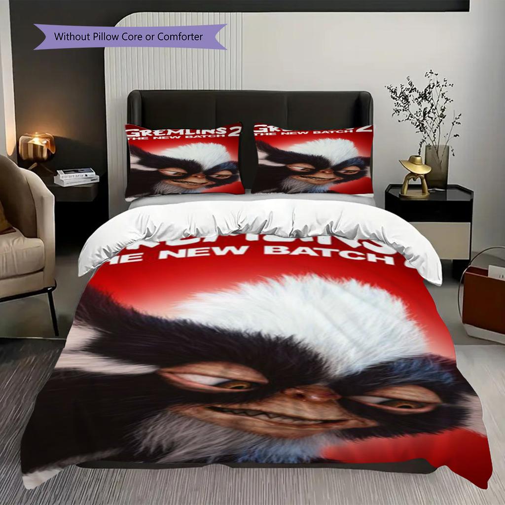 Gremlins 35Th Anniversary Special Edition Threepiece Set 1 Duvet Cover 2 Pillowcase Without Core Soft And Comfortable