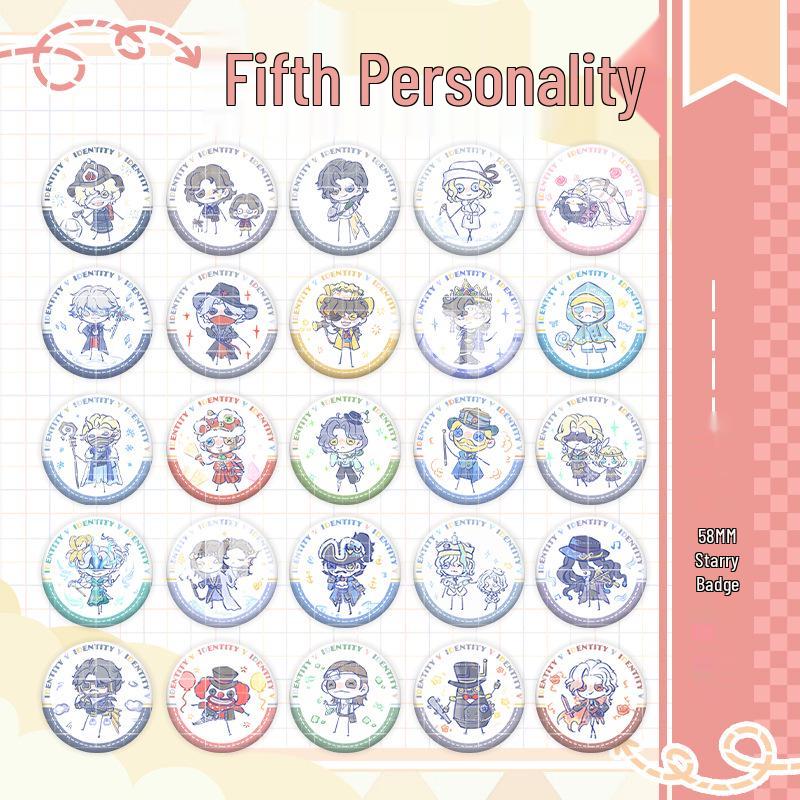 Identity V Charms: Gardener, Entomologist, Mechanic, Prisoner, Seer Badges