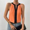 Womens Spring Tops Sleeveless Neck Blouse Summer Shirts for Women Casual Loose Fit Tunic Womens Summer Shirts 2026 Dressy Tops for Women