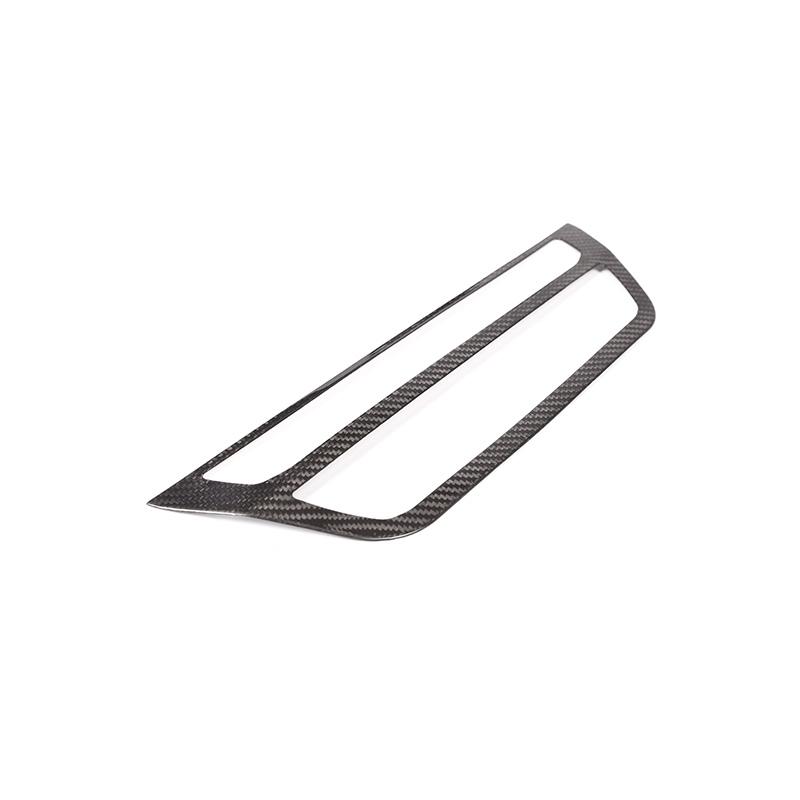 For BMW 5 Series G30 G32 G38 2017-2023 Real Carbon Fiber Car Interior Air Central Conditioning CD Button Panel Trim accessories