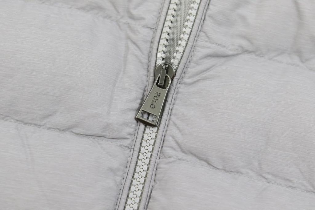 POLO RALPH LAUREN Packable Insulated Size Grey Men's Vest, M, (Product Code 01010140)