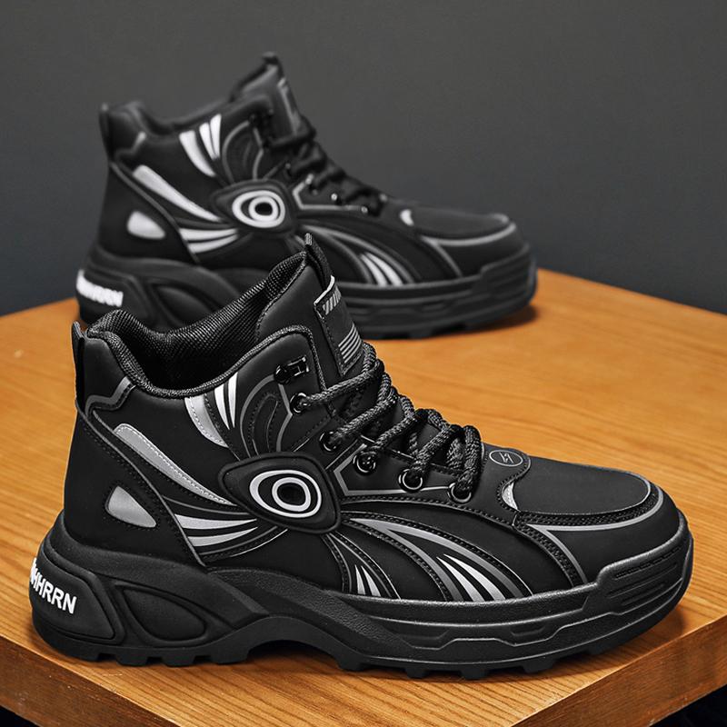 Fashion CYYTL Mens Boots Ankle Cowboy Combat Winter Leather Tactical Motorcycle Chelsea Casual Shoes Work Outdoor Hiking Designer Luxury