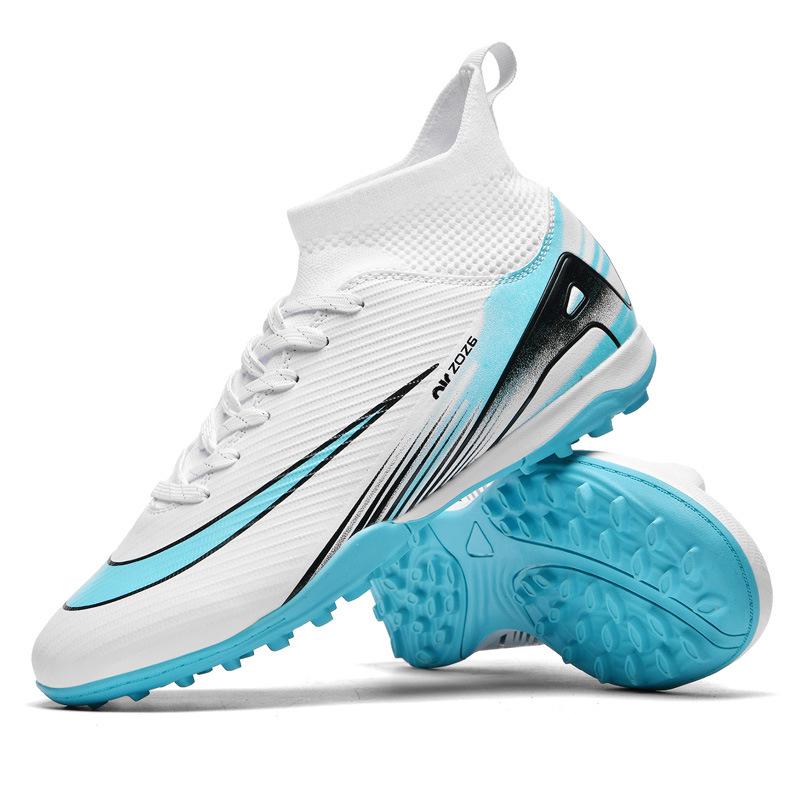 New High-top AG Long Nails TF Broken Nails Outdoor Grass Training Adult Children Youth Game Football Shoes