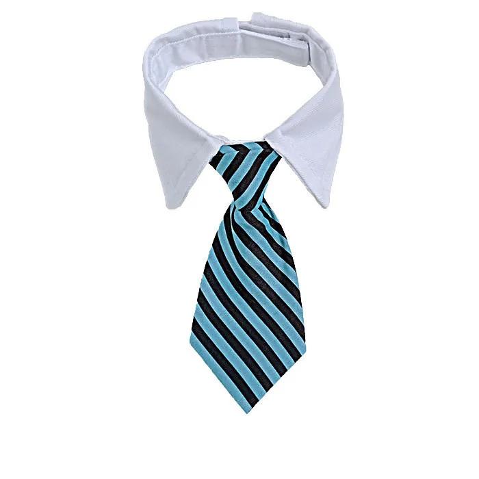 2025 Dog Cat Grooming Cat Striped Bow Tie Animal Striped Bow Tie Collar Pet Adjustable Christmas Cat Collar Pet Collar