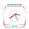 Neutral Classic Square Frame Multifocal Reading Glasses Anti Blue Light High Definition Presbyopia Glasses TO +4 0