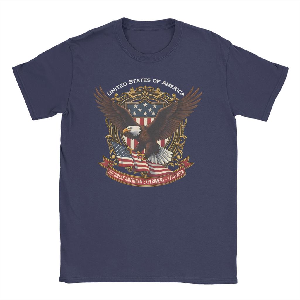 Anniversary USA T Shirt Beach Hip Hop T Shirts Unisex Cotton O Neck XL XL XL Tees Short Sleeve Vintage Tops
