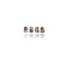 24pcs Press On Nails Bright Oil Stroke Maple Leaf Short Square Nails Removable Fake Nails Finished Wear Nails