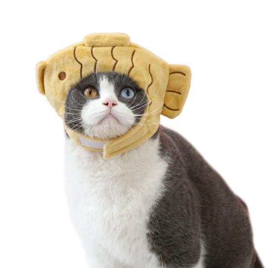 Pet Hat Attractive Eye-catching Adorable Cotton Cartoon Sushi Shape Pet Cat Dog Headwear Pet Supplies