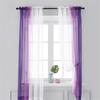 Einfache transparente Vorhänge mit Farbverlauf Elegante Fensterschleier für Wohnzimmer, Schlafzimmer & Balkon Sonnendurchlässige dekorative Tüllvorhänge