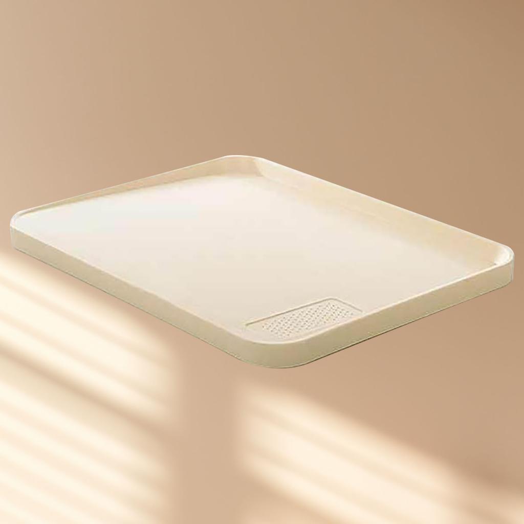 Kitchen Cutting Board Raised Edges Anti Skid Double Sided High Safety Sturdy PP Plastic Cutting