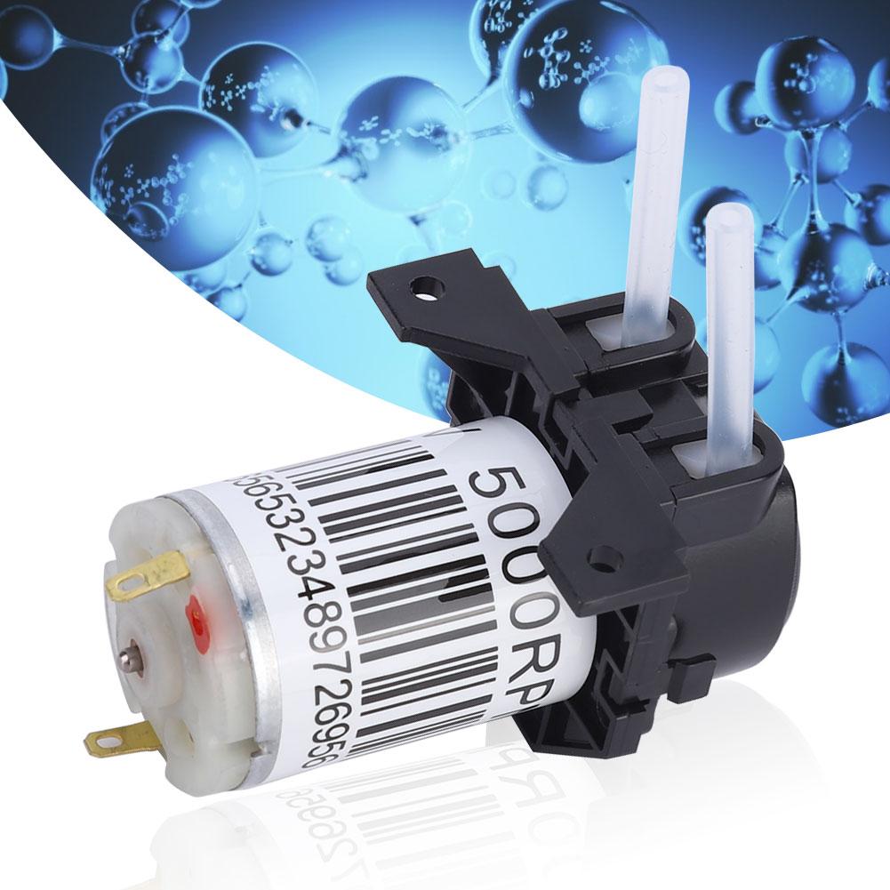Right Angle Self Priming Pump   Peristaltic Pump with Silicone Tube for Experiment(12V )