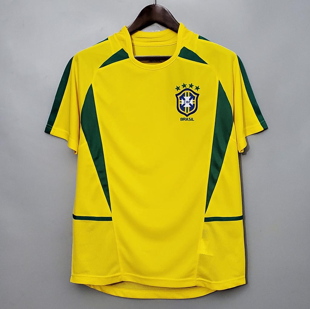 Fünf Sterne Brasilien Heim Auswärts 980204 Retro Trikot Nationalmannschaft Fan Edition Thailändischer Fußball
