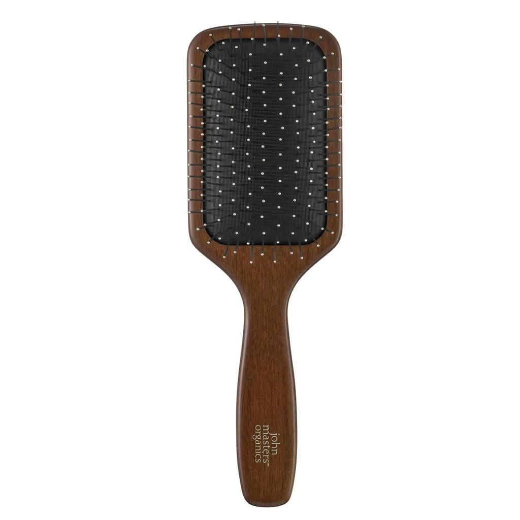 John Masters Organics Scalp Steel Pin Brush, Massage Hair Brush for Tension Relief and Head Spa Care