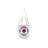 Round Pattern Logo Open Canvas Tote Shopping Bag Men Tote Light-Beige FD65SA901F35