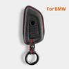 For BMW 3 5 Series X1 X2 X3 X4 X5 X6 X7 F30 F90 F10 G30 G60 E60 F48 F39  E70 F15 F16 325li 530 Car Key Case Cover Suede Keychain