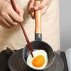 White Black Milk Pan Maifan Stone Wood Egg Frying Pan Practical Frying Pan Home Kitchen