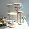 Solid Wood Jewelry Organizer Display Holder Necklace Earrings Bracelets Display Stand Desktop Jewelry Storage Rack