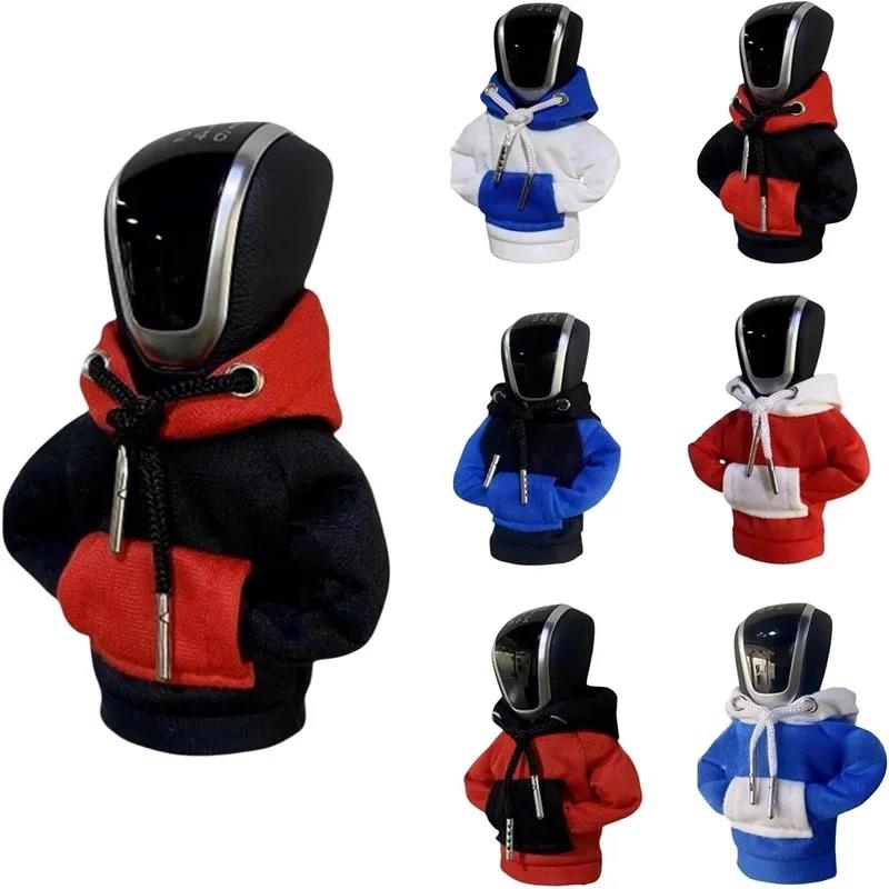 Universal Hoodie Car Gear Car Shift Lever Cover Change Lever Sweatshirt Gearshift Cover Hoodie Gear Knob Sweater Car Decorations
