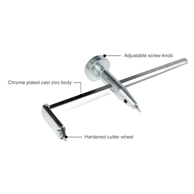 Drywall Circle Cutter Tool Adjustable Circle Hole Cutter Dustbowl Plasterboard Cutter Spiral Hole Cutter Drywall Cutting Tool