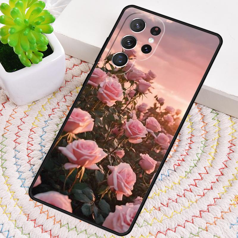 Red Aesthetic TPU Phone Case For Samsung Galaxy note 10 pro S26 S25 S24 S23 S22 Ultra Plus S21 FE S20 Shockproof Cover
