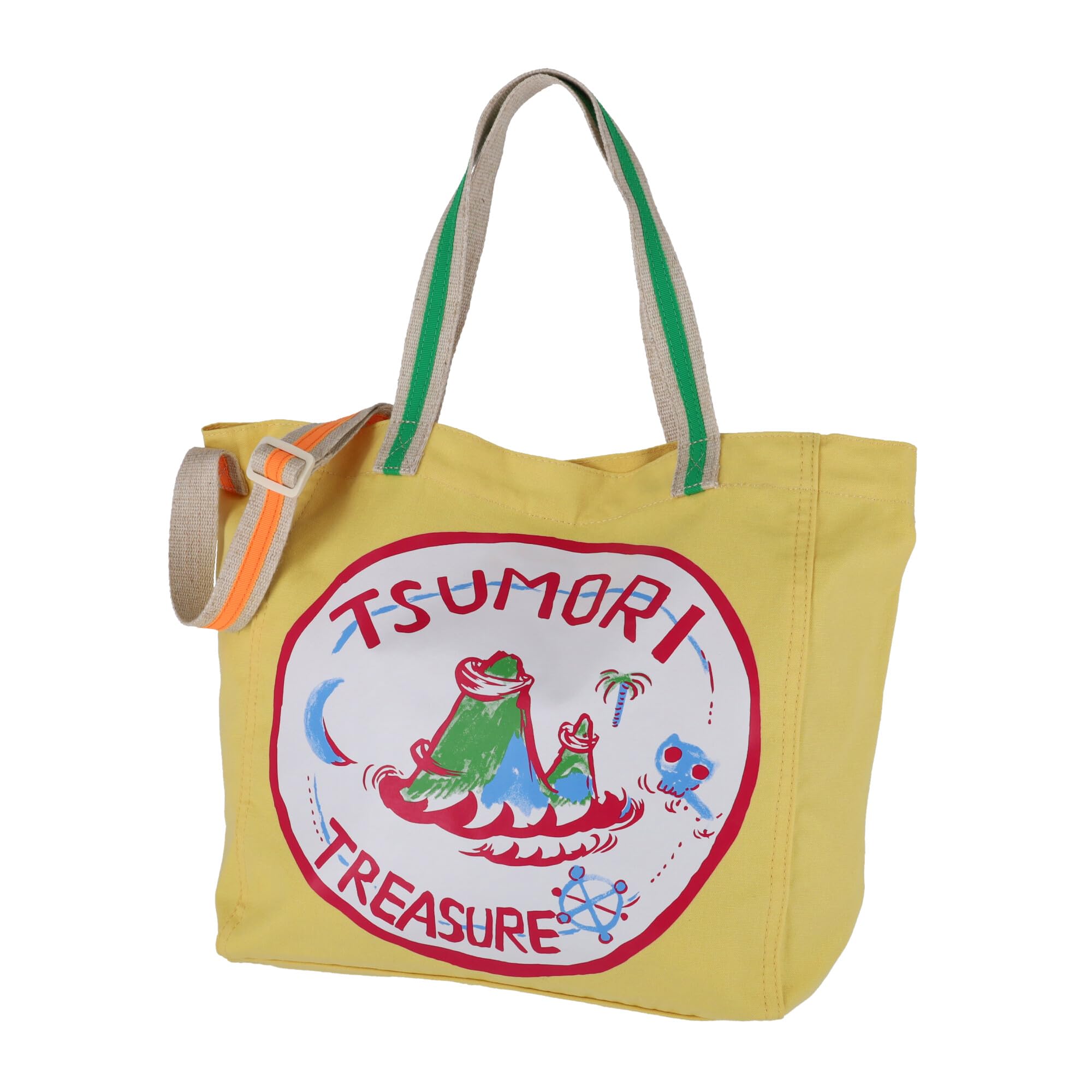 Женская сумка-тоут, сумка через плечо, сумка 2-в-1 Tsumori Chisato Treasure Island